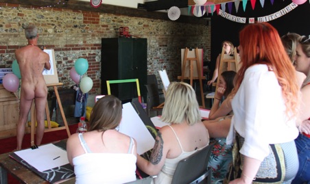 hen party lifedrawing demo