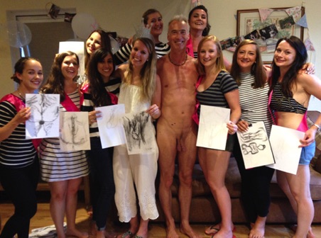 norfolk hen party life drawing